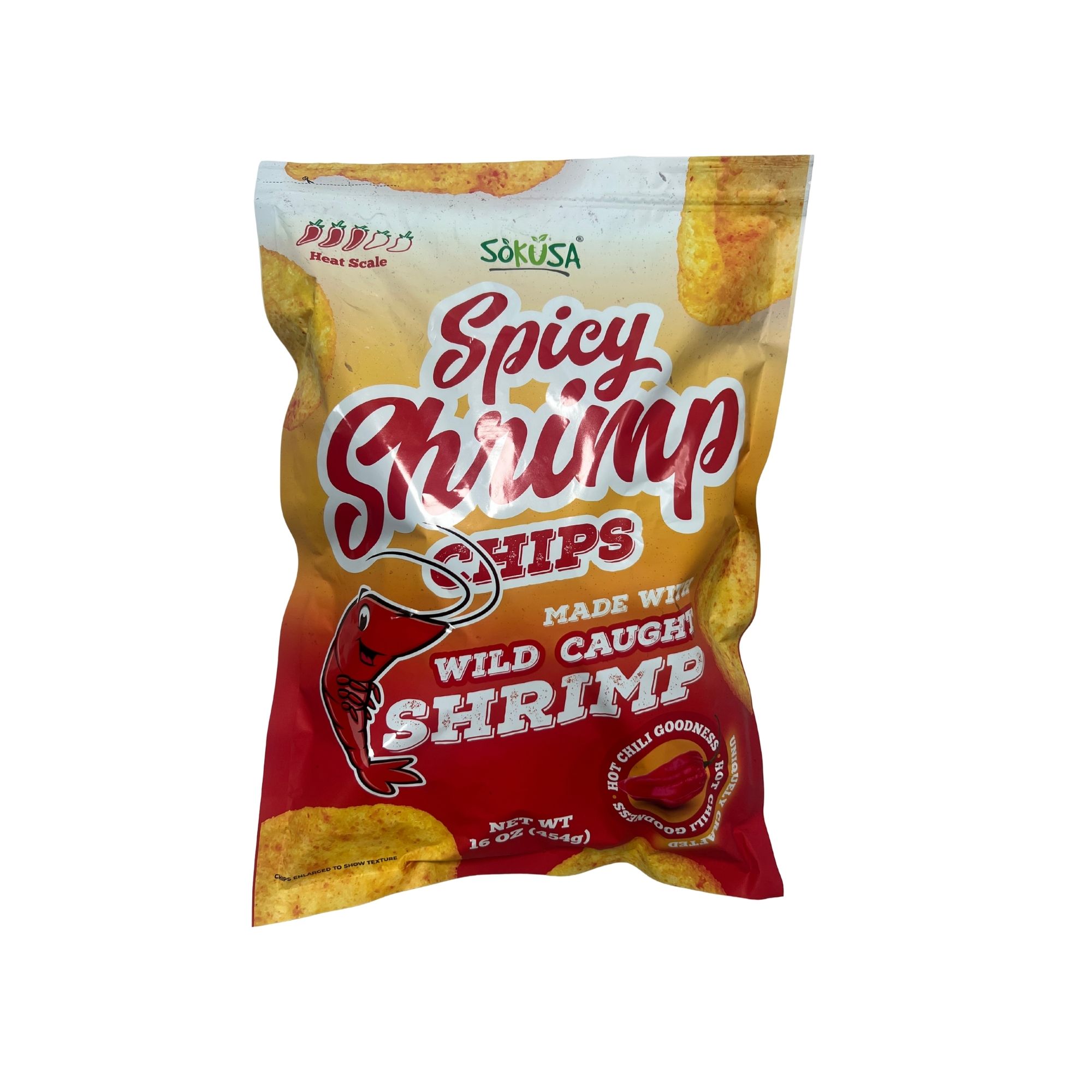 Sokusa Spicy Shrimp Chips 454g Sokusa Spicy Shrimp Chips 454g